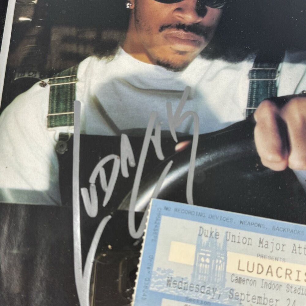 Ludacris Autographed 8x10 Photo Print With 2003 COA Signed + Ticket Stub - Picture 2 of 5